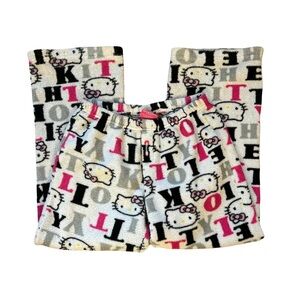 2000s HELLO KITTY PAJAMA PANTS